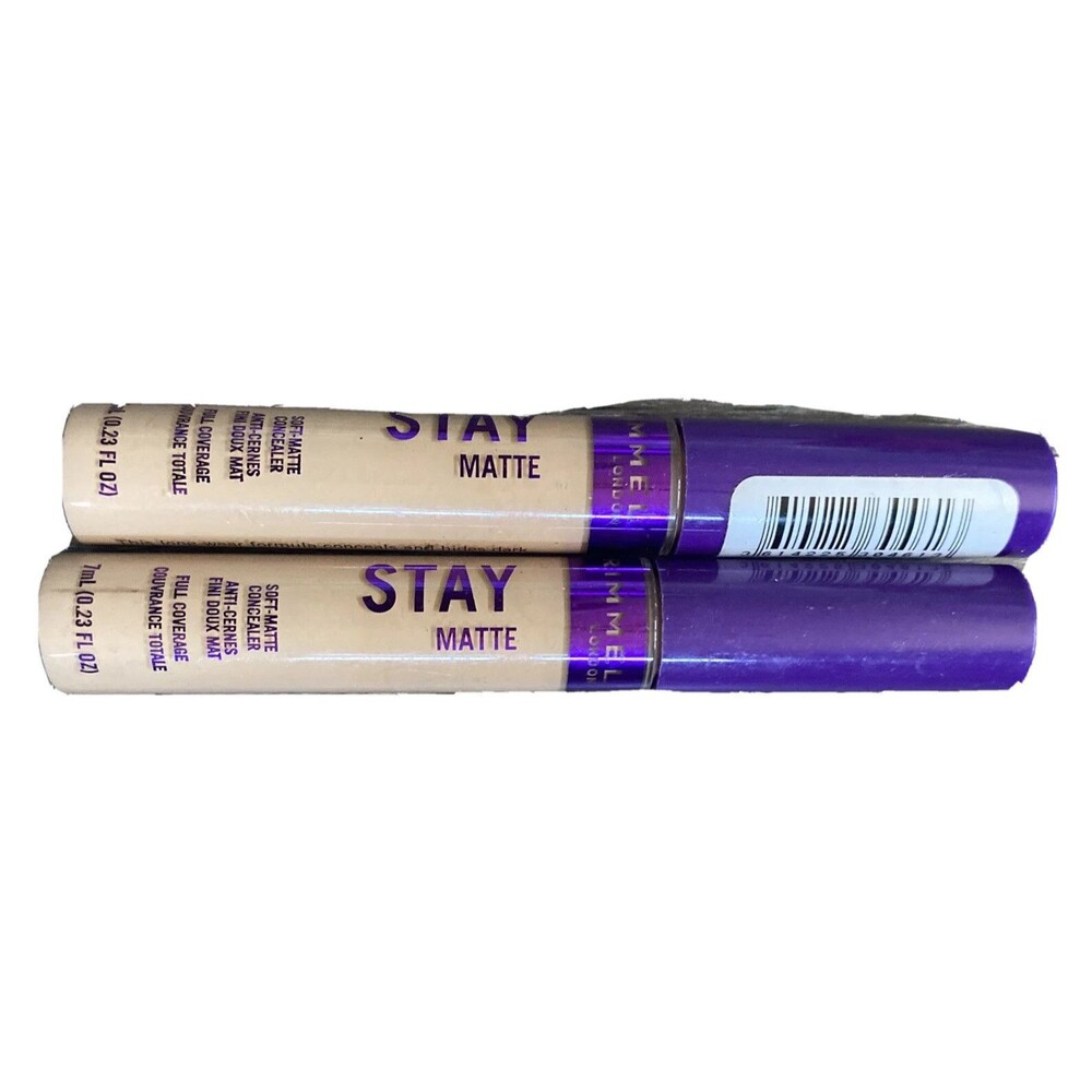 Rimmel Stay Matte Soft-Matte Liquid Concealer Full Coverage #142 Linen Lot Of 2